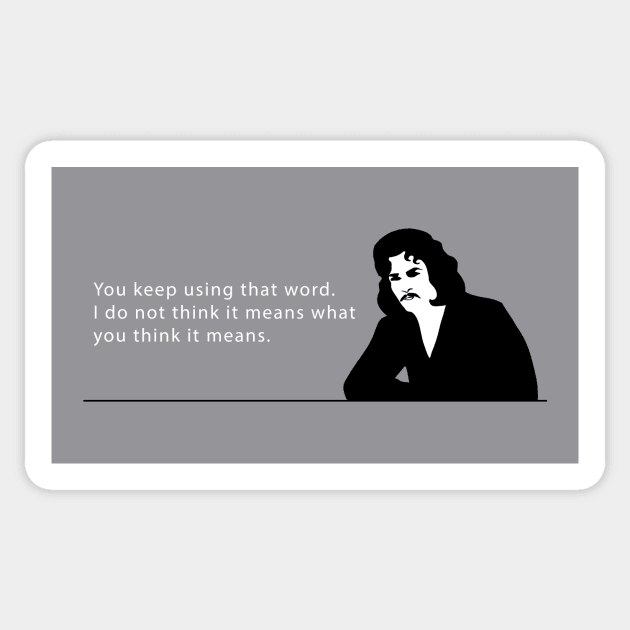 Inconceivable Sticker by katiestack.art